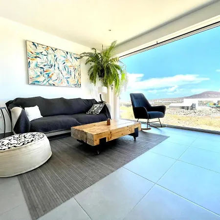 Espectacular Casa En Lajares, Piscina Privada Y Wifi