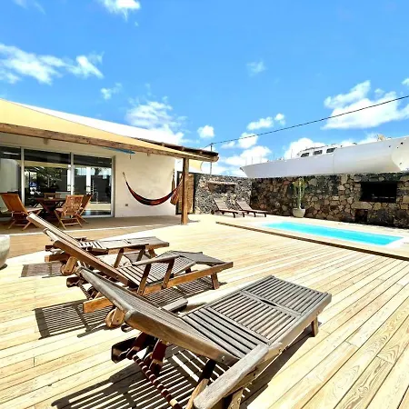 Сasa de vacaciones Espectacular Casa En Lajares, Piscina Privada Y Wifi Lajares