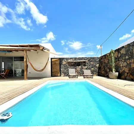 Espectacular Casa En Lajares, Piscina Privada Y Wifi Сasa de vacaciones Lajares